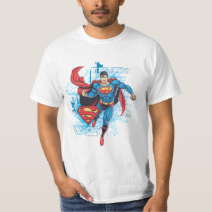 Superman mit Logo T-Shirt