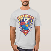 Superman mit Strom T-Shirt (Vorderseite)