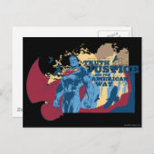 Superman mit Vögeln Postkarte (Vorne/Hinten)