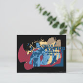 Superman mit Vögeln Postkarte (Stehend Vorderseite)