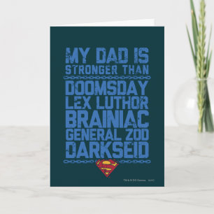 Superman - My Dad is Stronger Than... Karte