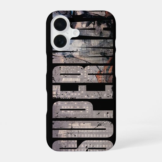 Superman Name iPhone 16 Hülle (Rückseite)