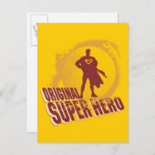 Superman Original Super Hero Postkarte (Vorne/Hinten)