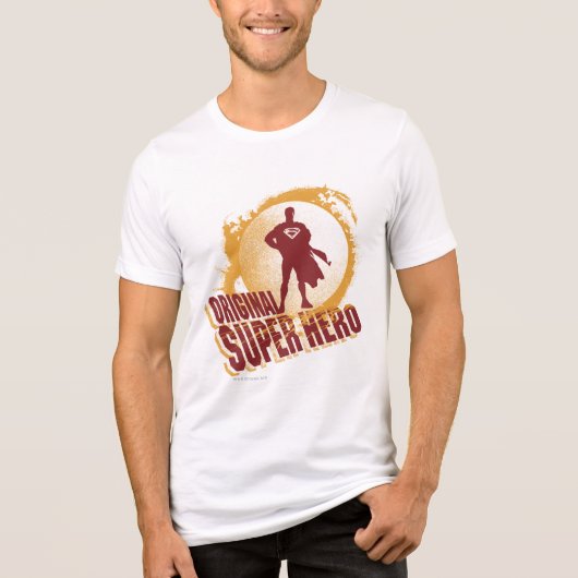 Superman Original Super Hero Tri-Blend Shirt (Vorderseite)