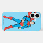 Superman Posing 2 Case-Mate iPhone Hülle (Rückseite (Horizontal))