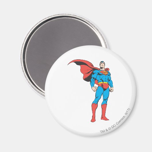 Superman Posing 3 Magnet (Vorderseite/Rückseite)
