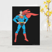 Superman Posing Karte (Gelbe Blume)