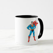 Superman Posing Tasse (VorderseiteRechts)