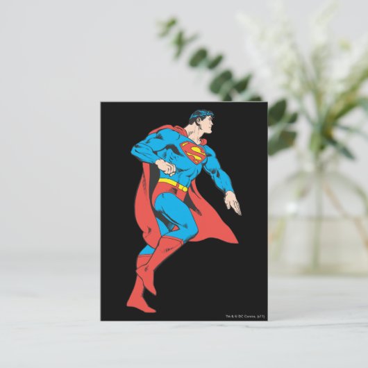 Superman-Profil Postkarte (Stehend Vorderseite)