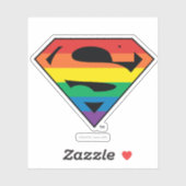 Superman Rainbow Logo Aufkleber (Blatt)