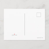 Superman Rainbow Logo Einladungspostkarte (Rückseite)