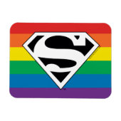 Superman Rainbow-Logo Magnet (Horizontal)