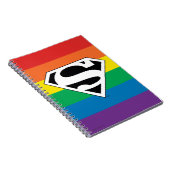 Superman Rainbow-Logo Notizblock (Rechte Seite)