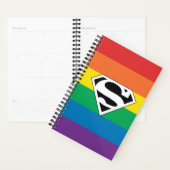 Superman Rainbow-Logo Planer (Anzeige)