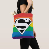 Superman Rainbow-Logo Tasche (Von Nahem)