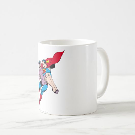 Superman rettet Louis Kaffeetasse (VorderseiteRechts)