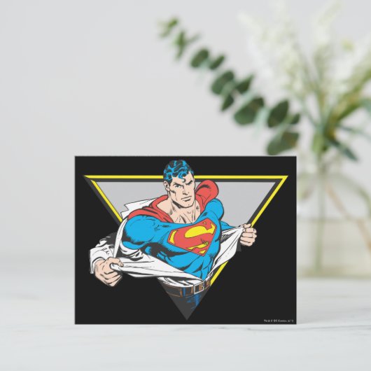 Superman Revealed Postkarte (Stehend Vorderseite)