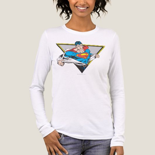 Superman Revealed Tri-Blend Shirt (Vorderseite)