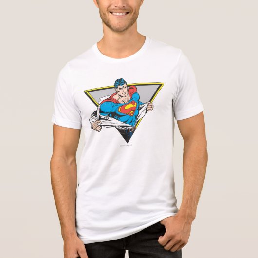 Superman Revealed Tri-Blend Shirt (Vorderseite)