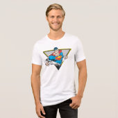 Superman Revealed Tri-Blend Shirt (Vorderseite voll)