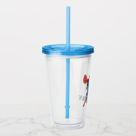 Superman Right Fist Raise Acryltrinkbecher (Rechts)