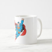 Superman Right Fist Raise Kaffeetasse (VorderseiteRechts)