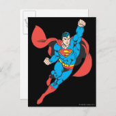 Superman Right Fist Raise Postkarte (Vorne/Hinten)