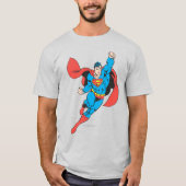 Superman Right Fist Raise T-Shirt (Vorderseite)