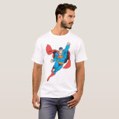 Superman Right Fist Raise T-Shirt (Vorne ganz)