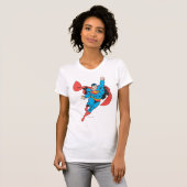Superman Right Fist Raised T-Shirt (Vorne ganz)