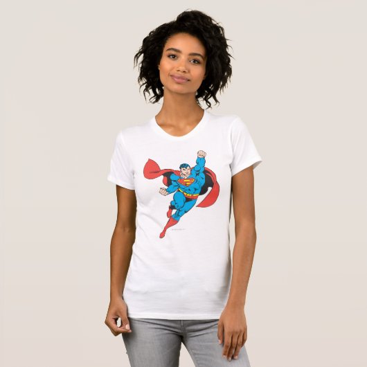Superman Right Fist Raised T-Shirt (Vorne ganz)