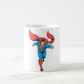 Superman Runs Forward 2 Kaffeetasse (Mittel)