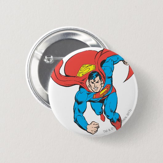 Superman Runs Forward Button (Vorne & Hinten)