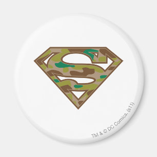 Superman S-Schild  Camouflage-Logo Magnet