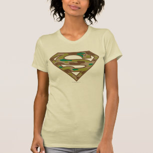 Superman S-Schild  Camouflage-Logo T-Shirt