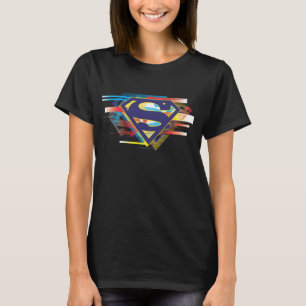 Superman S-Schild Farbige Logo T-Shirt