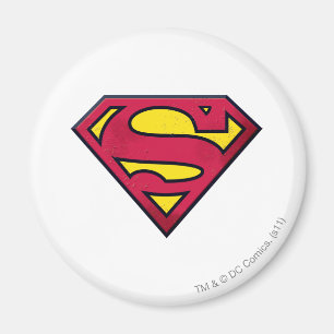 Superman S-Schild  Farblogo Magnet
