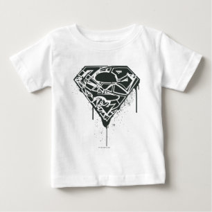 Superman S-Schild fragmentiertes Logo für Spritz Baby T-shirt