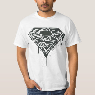 Superman S-Schild  fragmentiertes Logo für Spritz T-Shirt