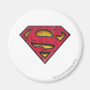 Superman S-Schild  gestörtes Logo Magnet