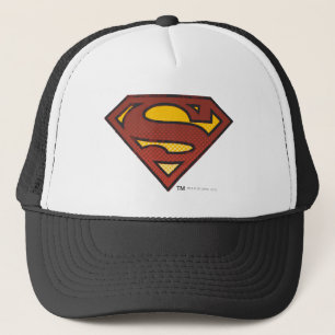 Superman S-Schild  Logo für ausgeblendete Punkte Truckerkappe
