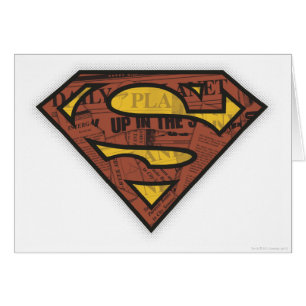 Superman S-Schild  Logo für Zeitungen