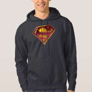 Superman S-Schild  Reflektionslogo Hoodie