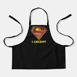 Superman S-Schild Reflektionslogo Schürze