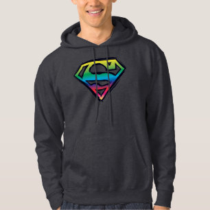 Superman S-Schild  RegenbogenLogo Hoodie