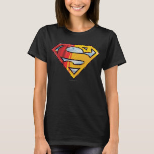 Superman S-Schild  Rote und orange Logo T-Shirt