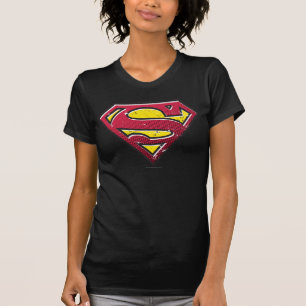 Superman S-Schild  Scratches Logo T-Shirt