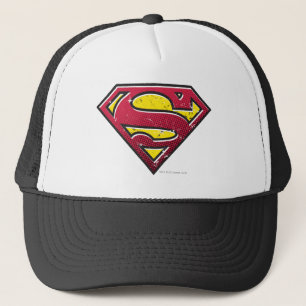 Superman S-Schild  Scratches Logo Truckerkappe