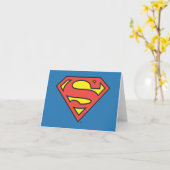 Superman S-Schild| Supermann-Logo Karte (Gelbe Blume)