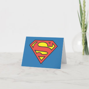 Superman S-Schild  Supermann-Logo Karte